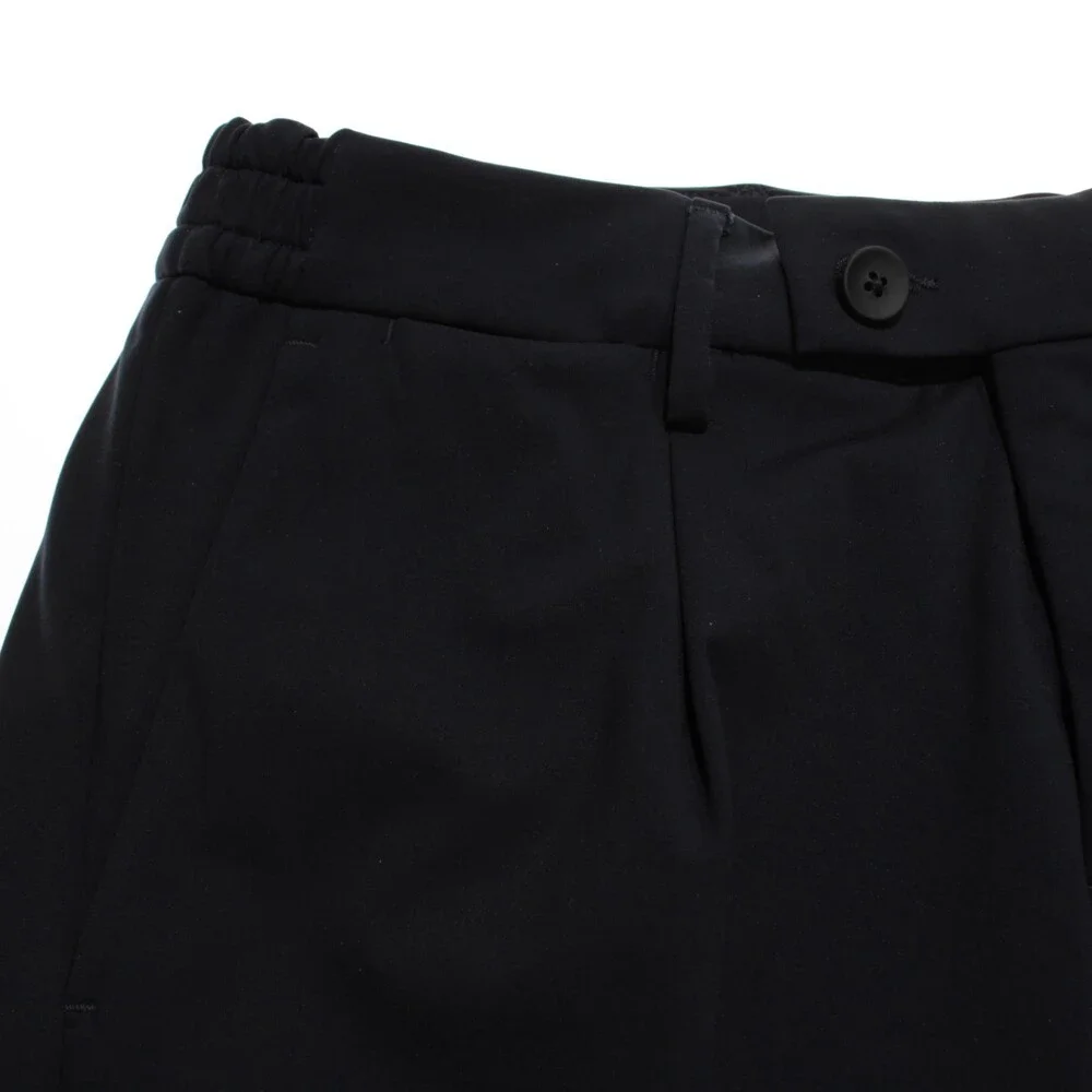 Fradi NWT Pleated Chinos / Casual Pants Size 46 (US 30) in Blue Polyamide Blend